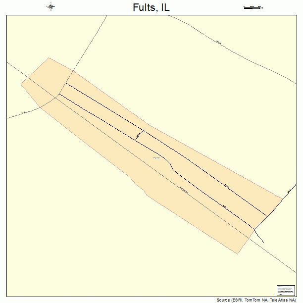 Fults, IL street map