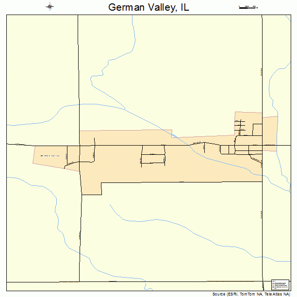 German Valley, IL street map