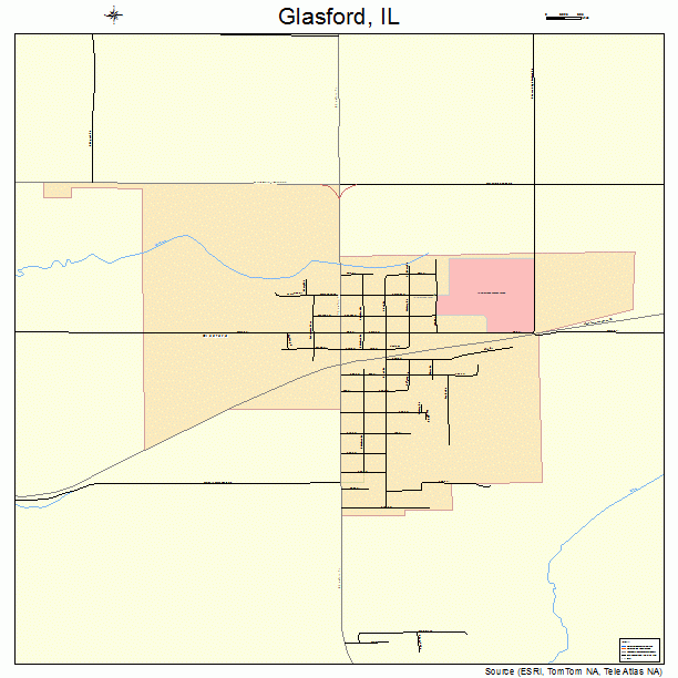 Glasford, IL street map