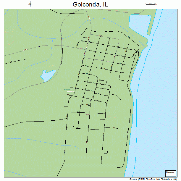 Golconda, IL street map