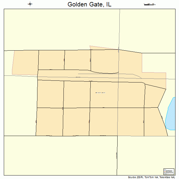 Golden Gate, IL street map