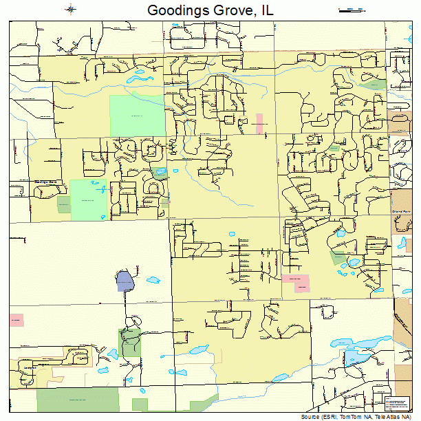 Goodings Grove, IL street map