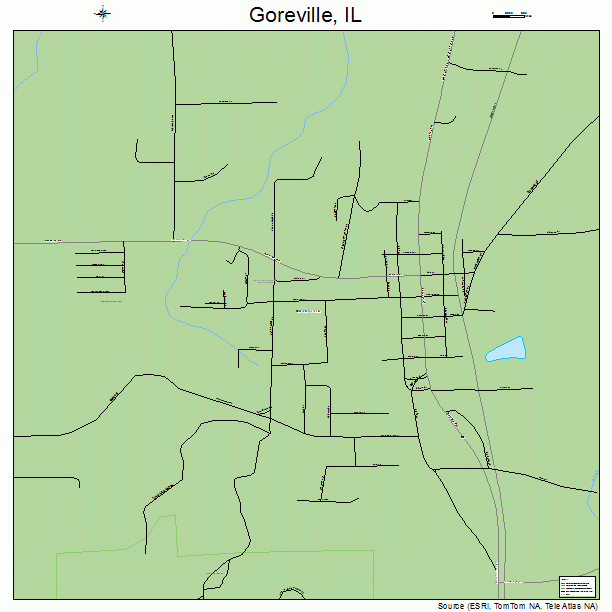 Goreville, IL street map