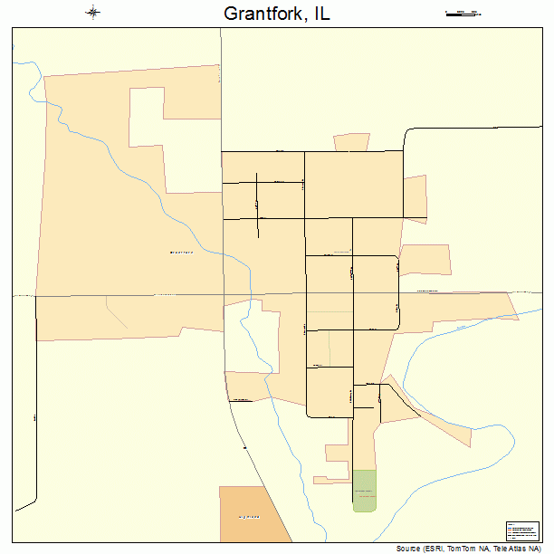 Grantfork, IL street map