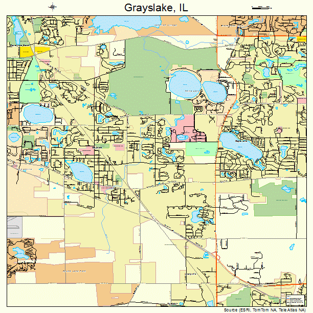 Grayslake, IL street map