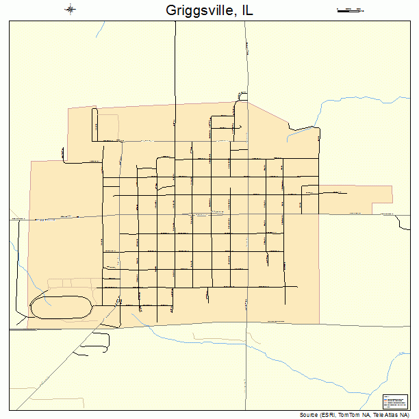 Griggsville, IL street map