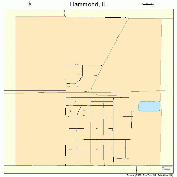 Hammond, IL street map
