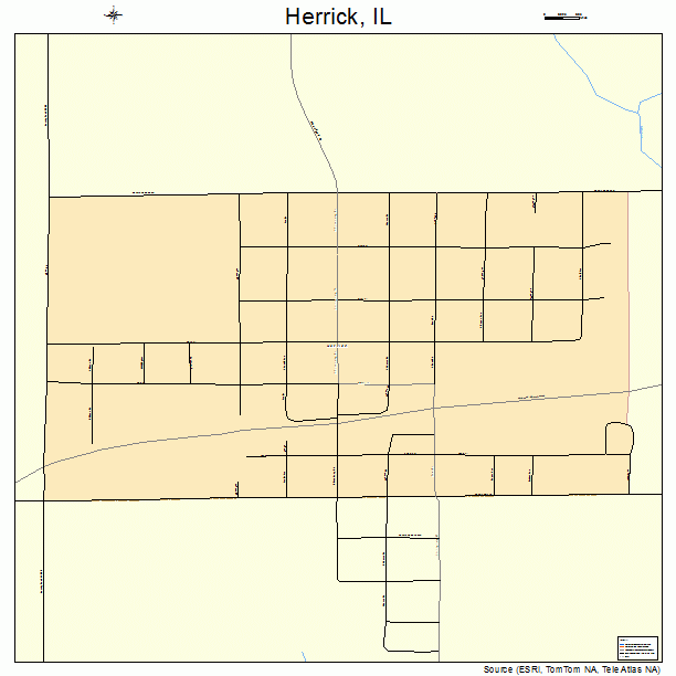 Herrick, IL street map