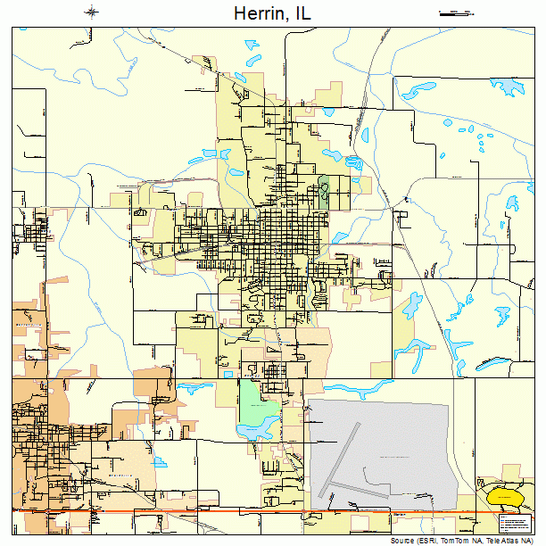 Herrin, IL street map