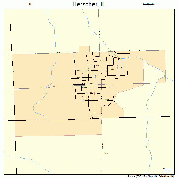 Herscher, IL street map