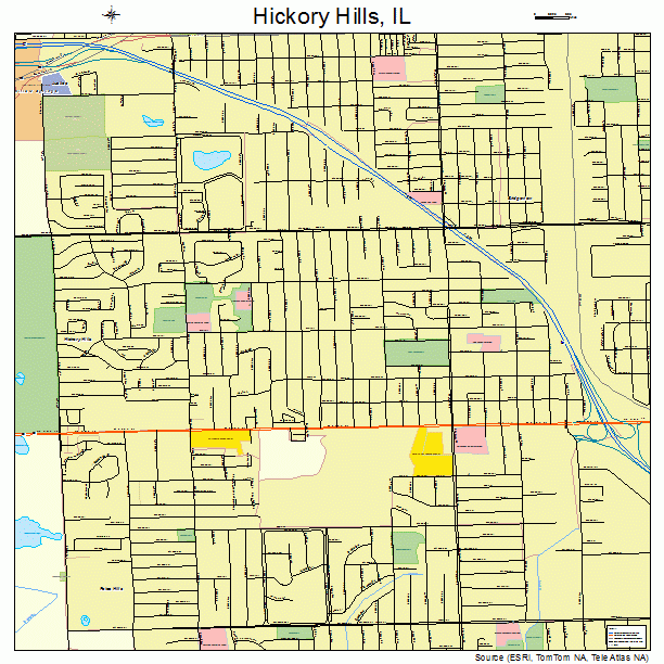 Hickory Hills, IL street map