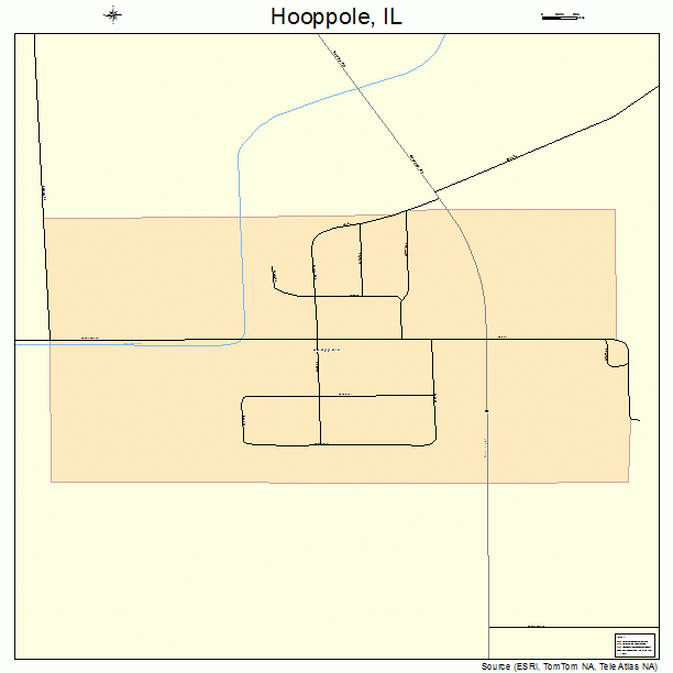 Hooppole, IL street map