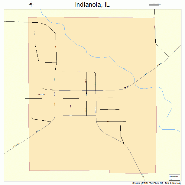Indianola, IL street map
