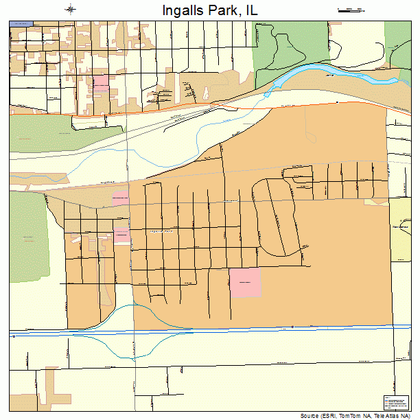Ingalls Park, IL street map
