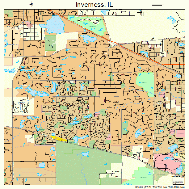 Inverness, IL street map