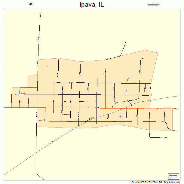 Ipava, IL street map