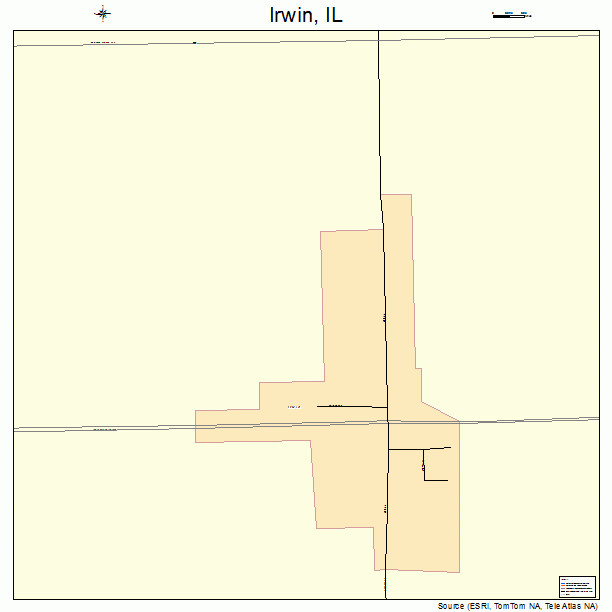 Irwin, IL street map