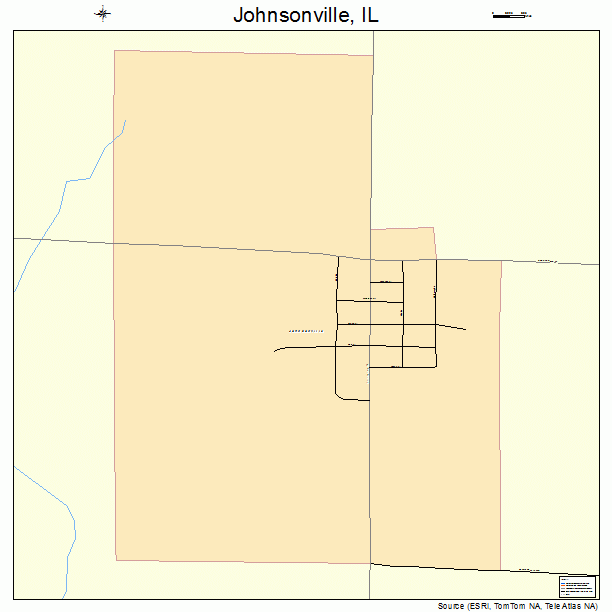 Johnsonville, IL street map