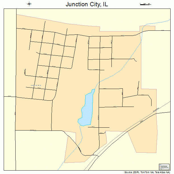 Junction City, IL street map