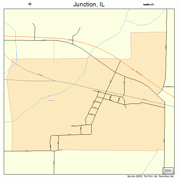 Junction, IL street map
