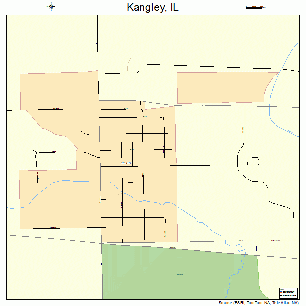 Kangley, IL street map