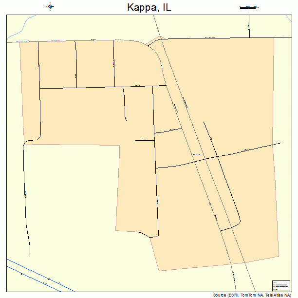 Kappa, IL street map