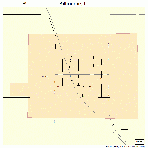 Kilbourne, IL street map