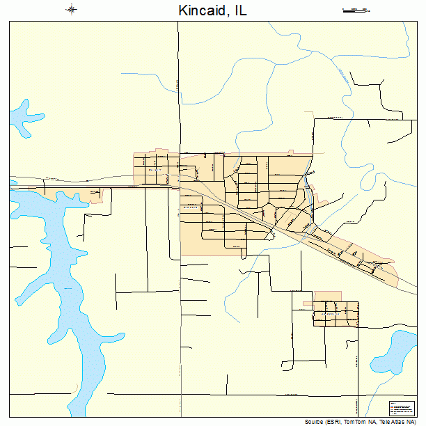 Kincaid, IL street map