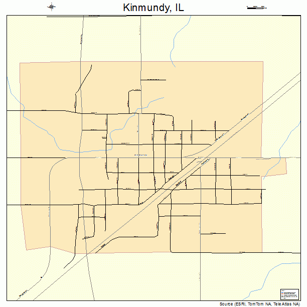 Kinmundy, IL street map