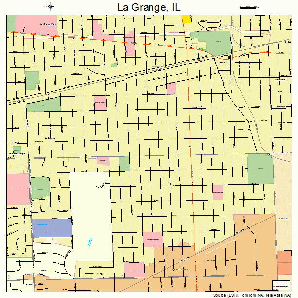 La Grange, IL street map