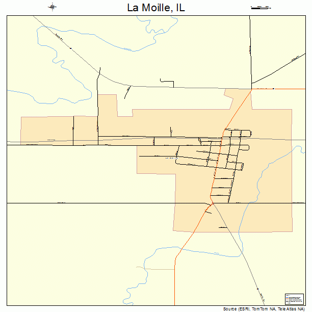 La Moille, IL street map