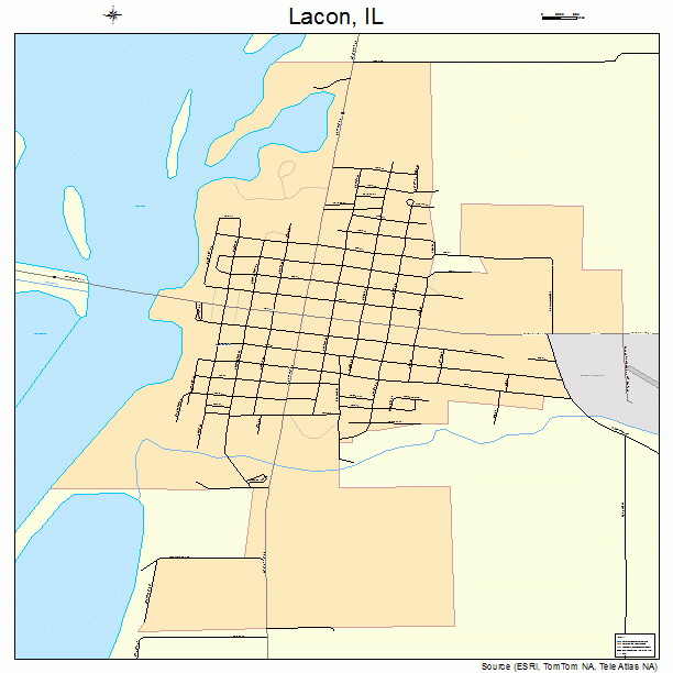 Lacon, IL street map