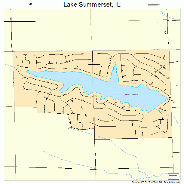 Lake Summerset, IL street map