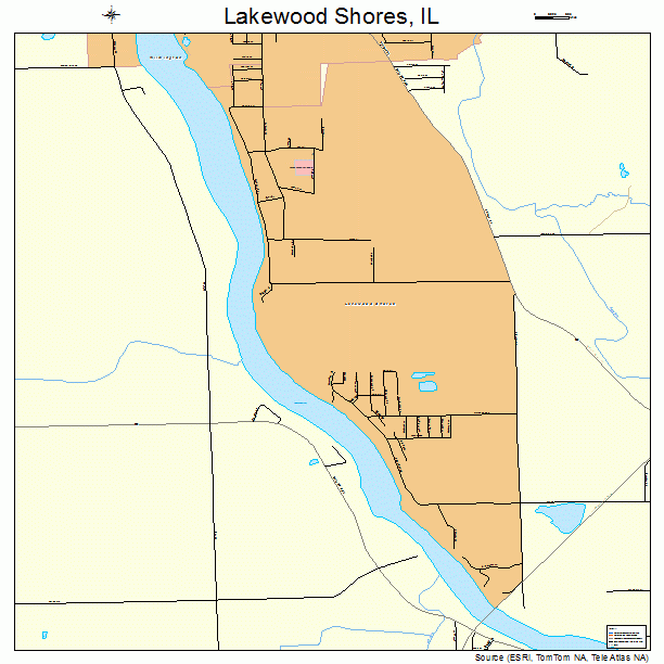 Lakewood Shores, IL street map