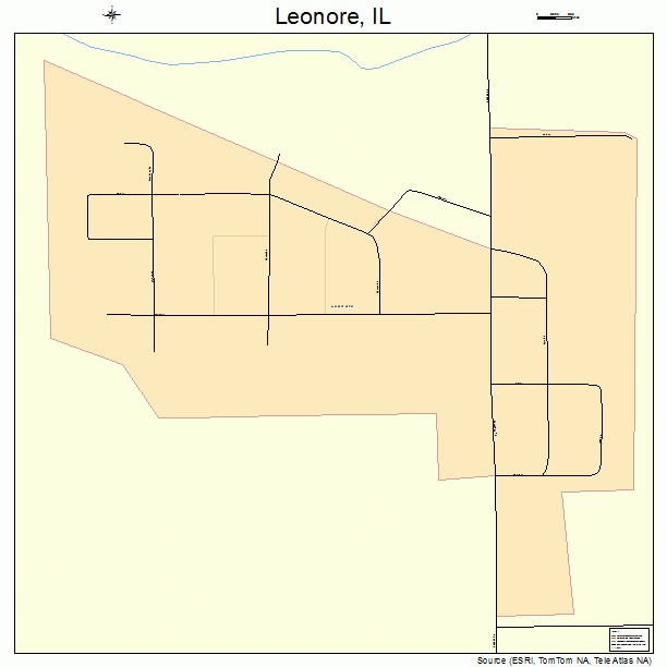 Leonore, IL street map