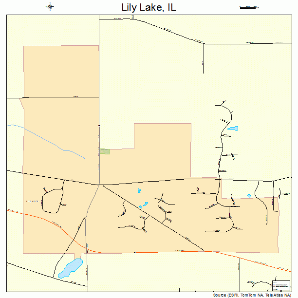 Lily Lake, IL street map