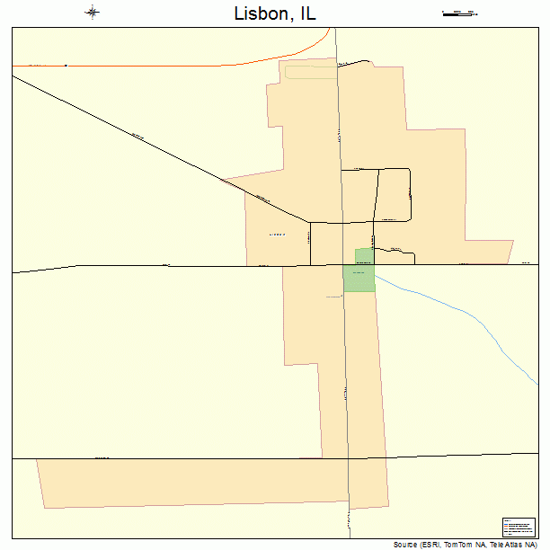 Lisbon, IL street map