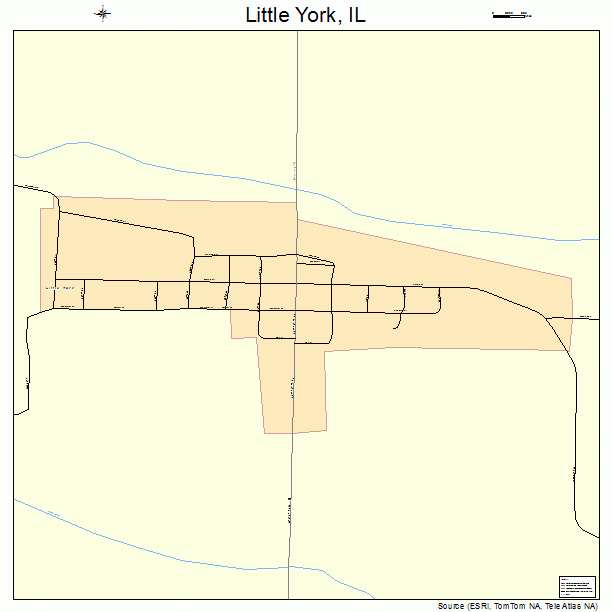 Little York, IL street map