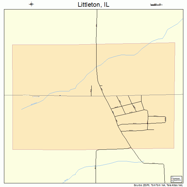 Littleton, IL street map