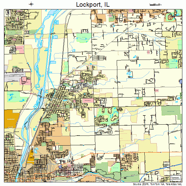 Lockport, IL street map