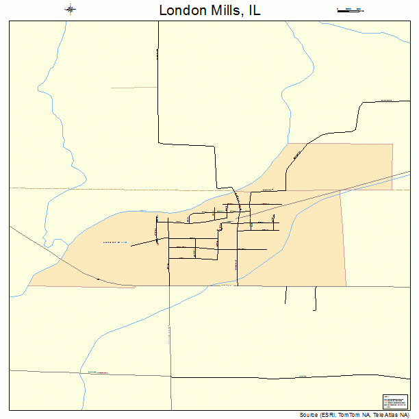 London Mills, IL street map