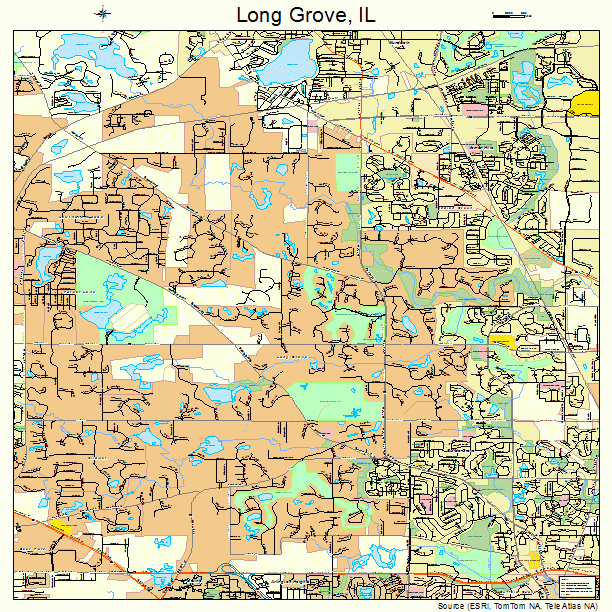 Long Grove, IL street map