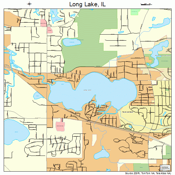 Long Lake, IL street map