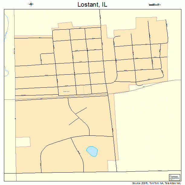 Lostant, IL street map