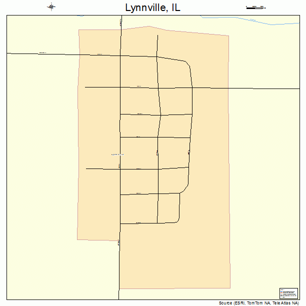 Lynnville, IL street map