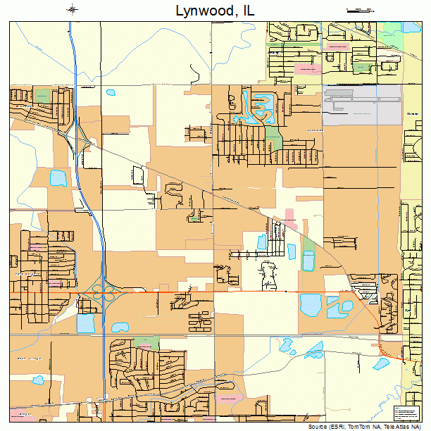 Lynwood, IL street map