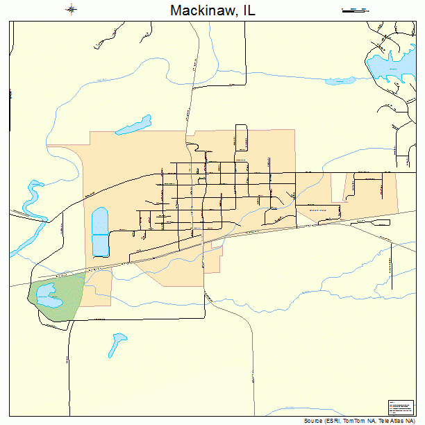 Mackinaw, IL street map