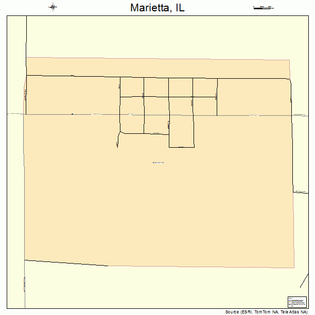 Marietta, IL street map