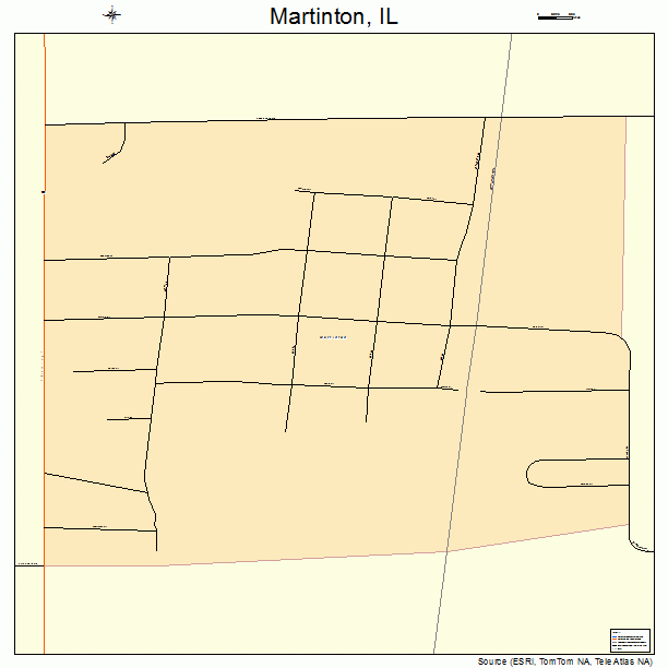 Martinton, IL street map
