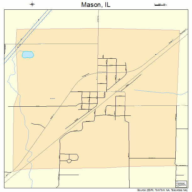 Mason, IL street map